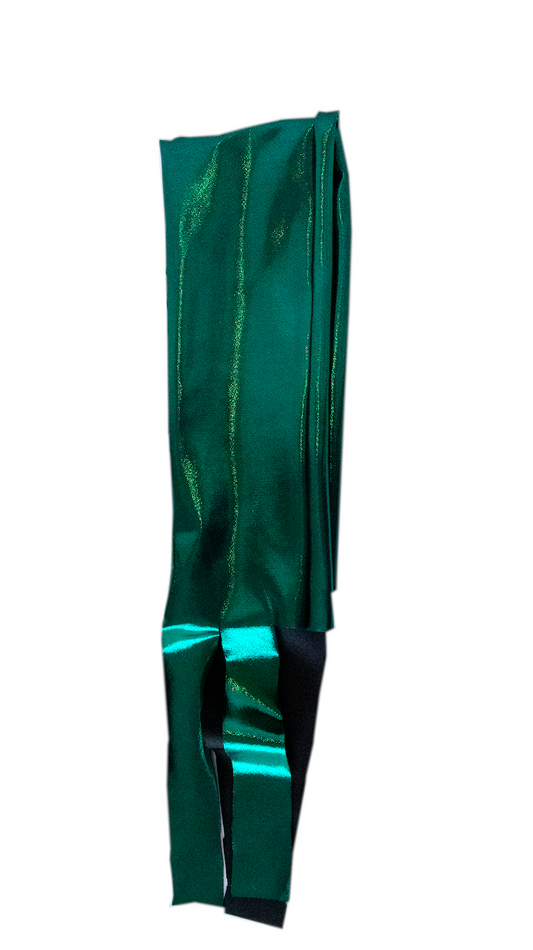 Hologram Spandex Shimmery Emerald Green Horse Tail Bag