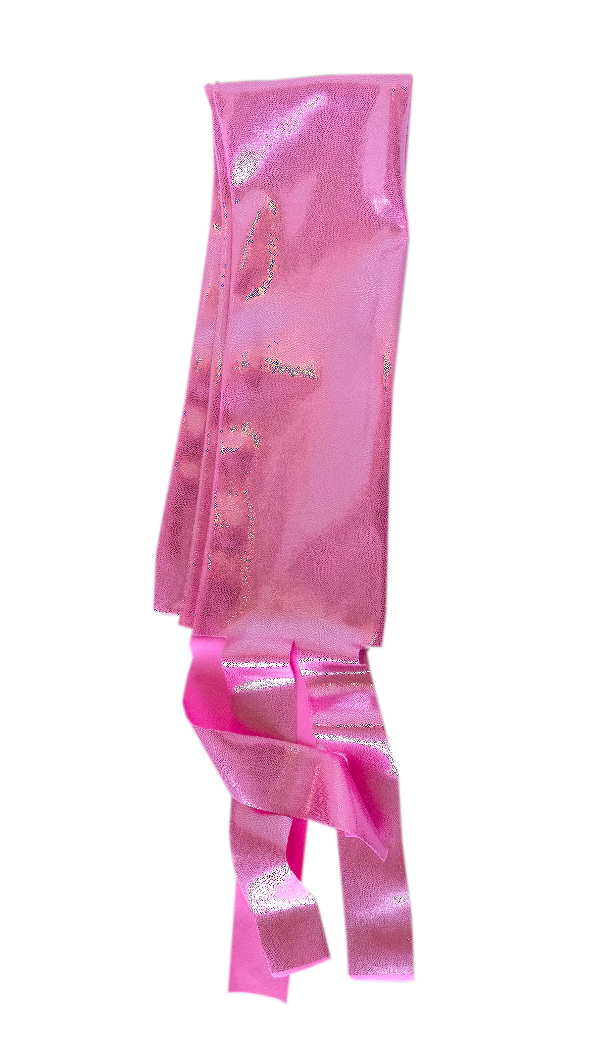 Hologram Spandex Shimmery Pink Barbie Horse Tail Bag